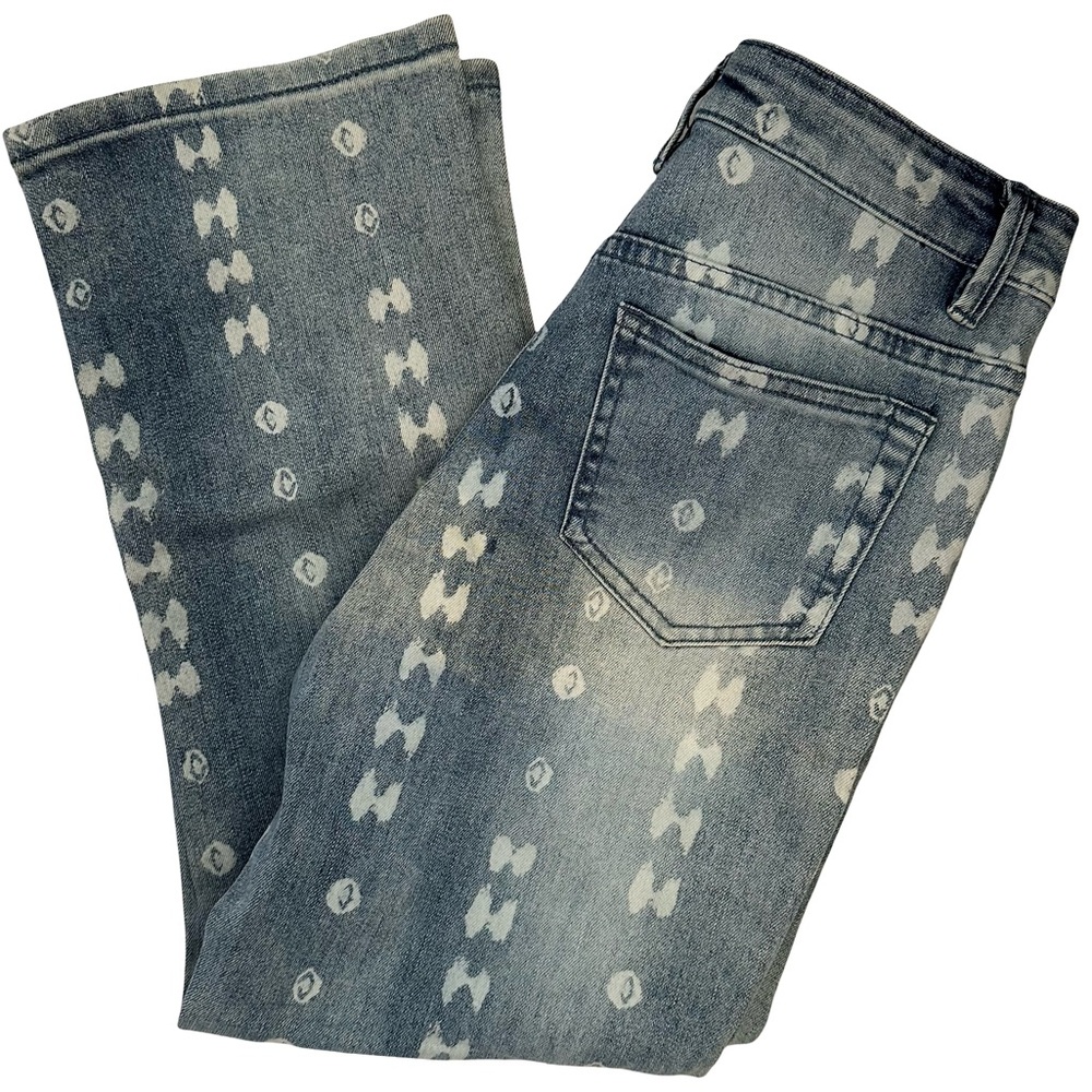 Tribal Boot Cropped Jeans